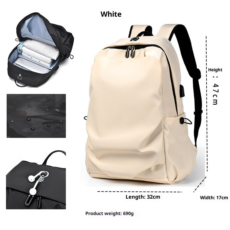 Wear-resistant Casual Oxford Cloth Backpack Unisex Waterproof