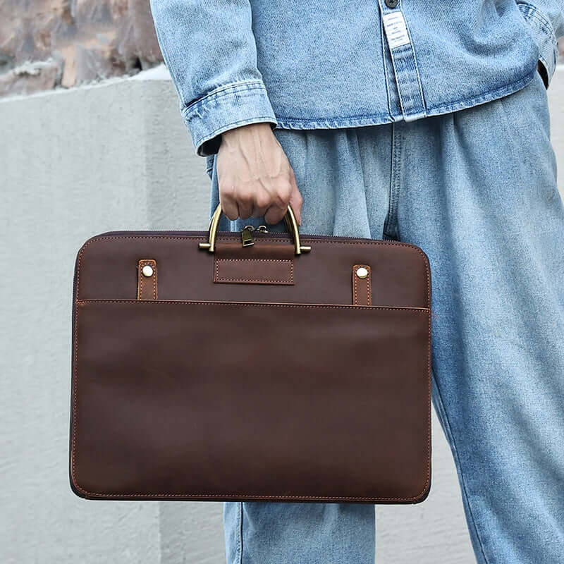 Crazy Horse Leather Men&