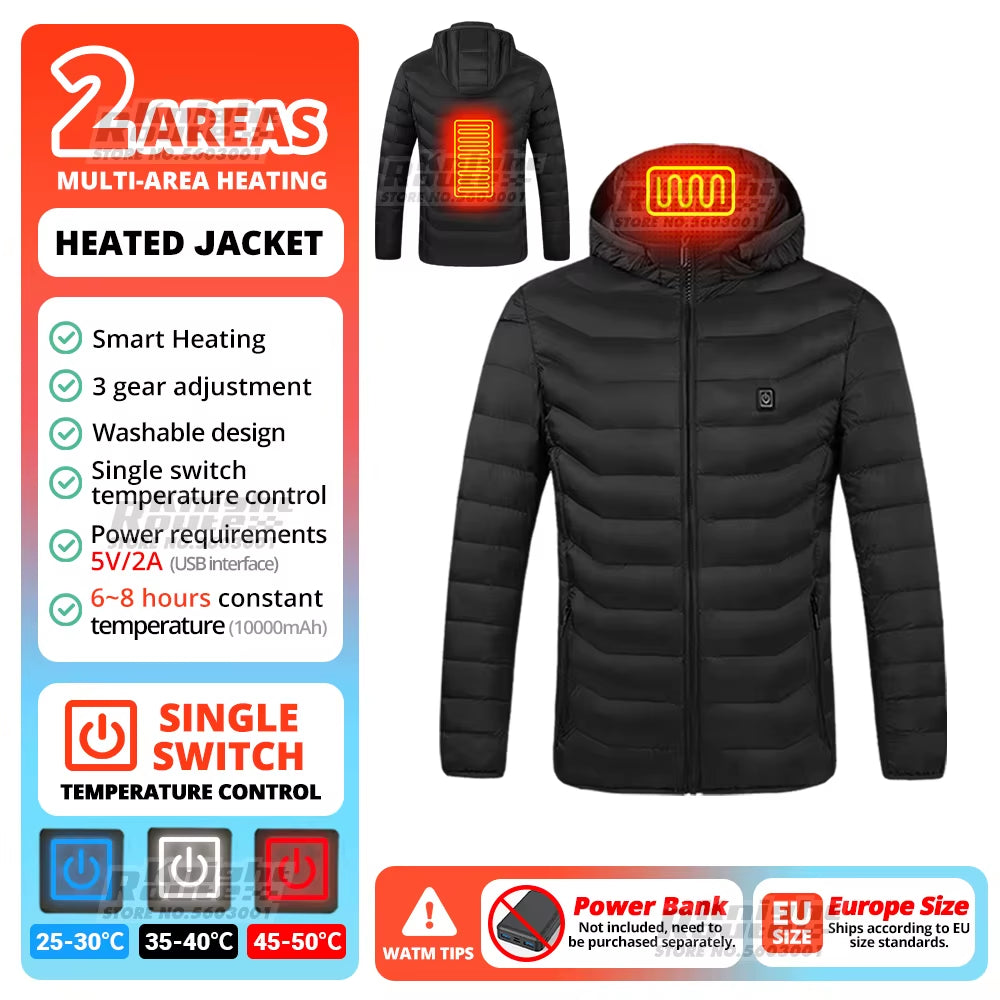 21 Areas Heated Jacket Winter Men&