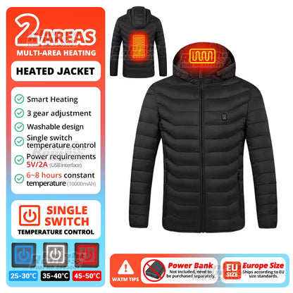 21 Areas Heated Jacket Winter Men&