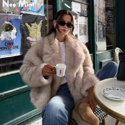 Fur Autumn And Winter Faux Fur Women&