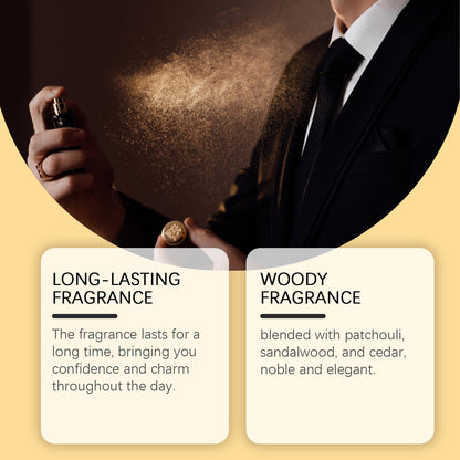 Man applying long-lasting men&