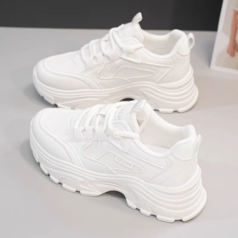 Mesh Breathable All-match Thick Bottom Casual Sports Shoes