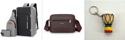 Leisure Oxford Fabric Chest Bag Three-piece Set Backpack