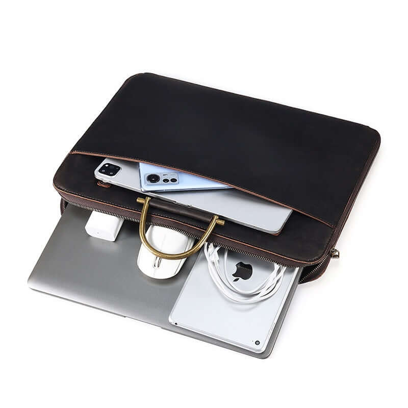 Crazy Horse Leather Men&