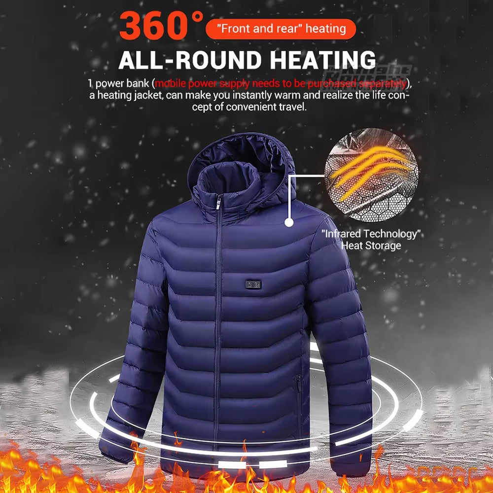 21 Areas Heated Jacket Winter Men&