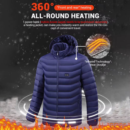 21 Areas Heated Jacket Winter Men&
