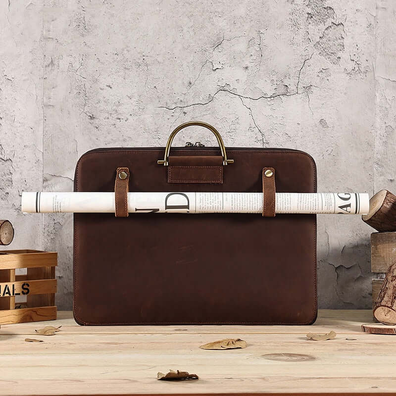 Crazy Horse Leather Men&